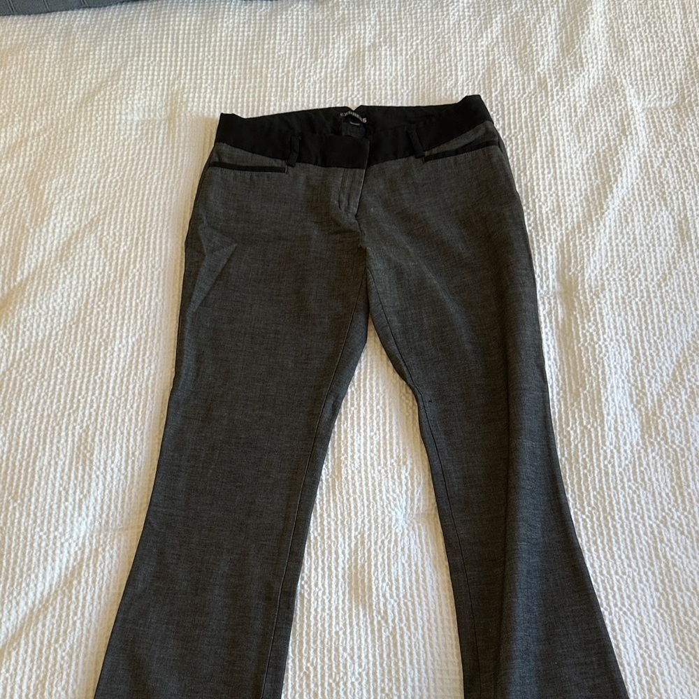 Express Charcoal Dress Pants